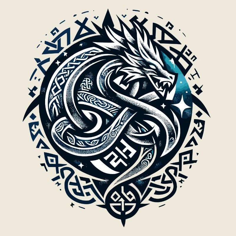 Majesté du dragon celtique