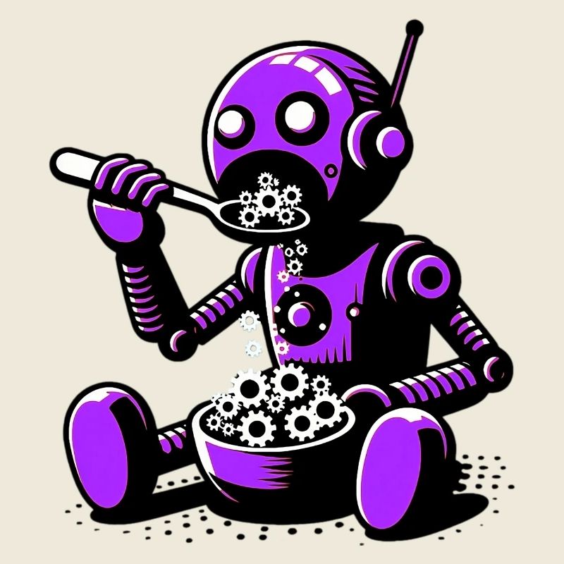 Marsianischer außerirdischer Alien-Roboter