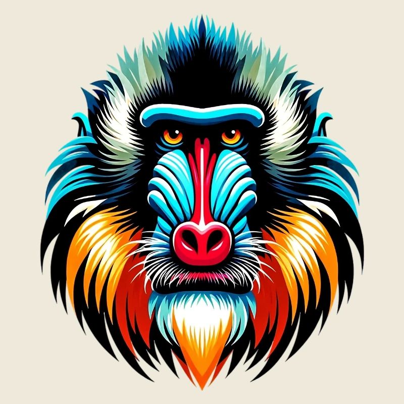 Singe mandrill