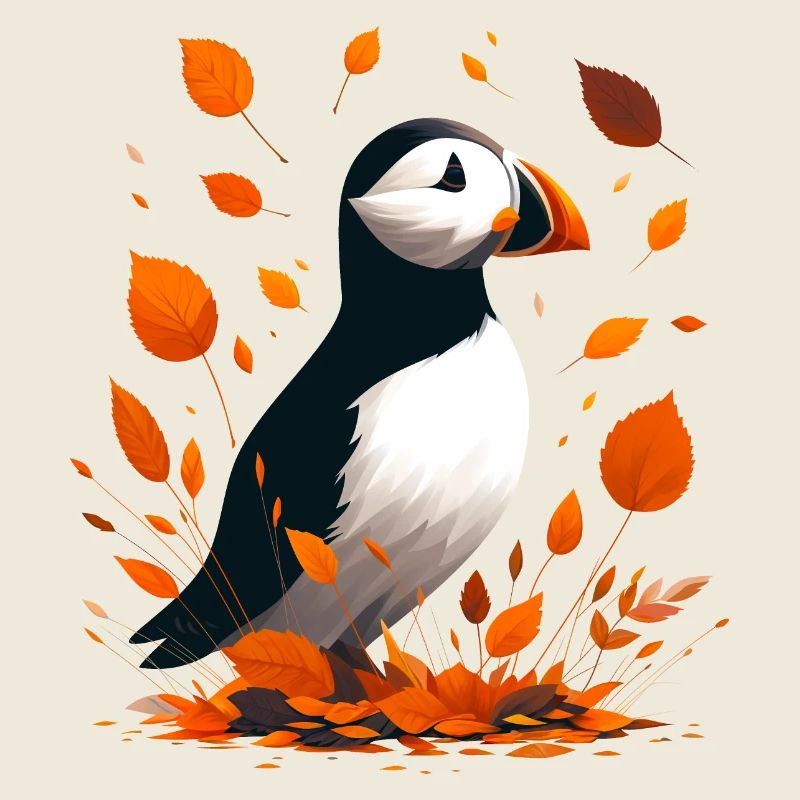 Macareux en automne