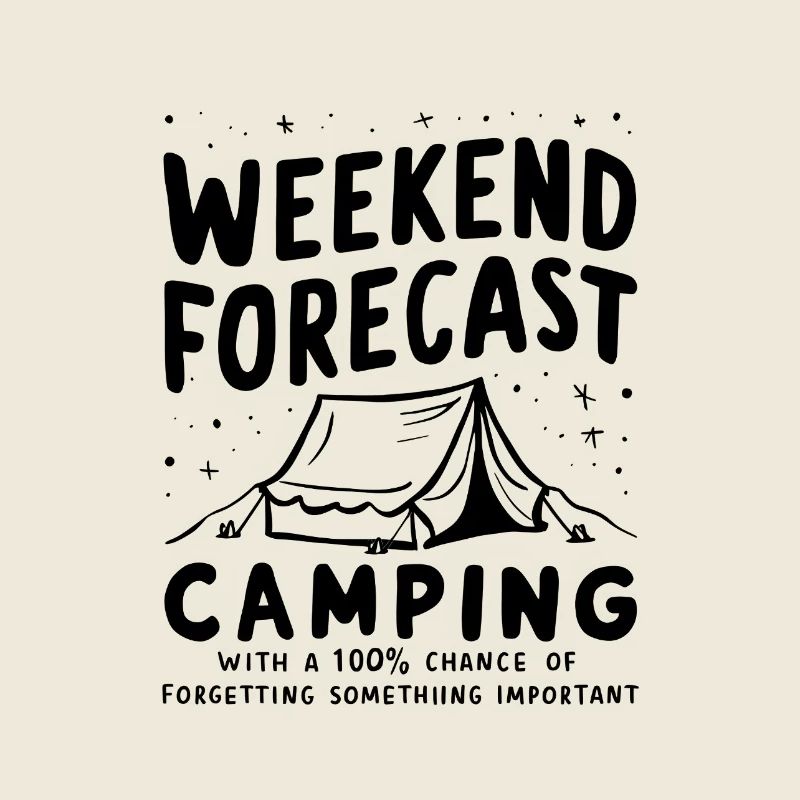 Prévisions de camping pour le week-end