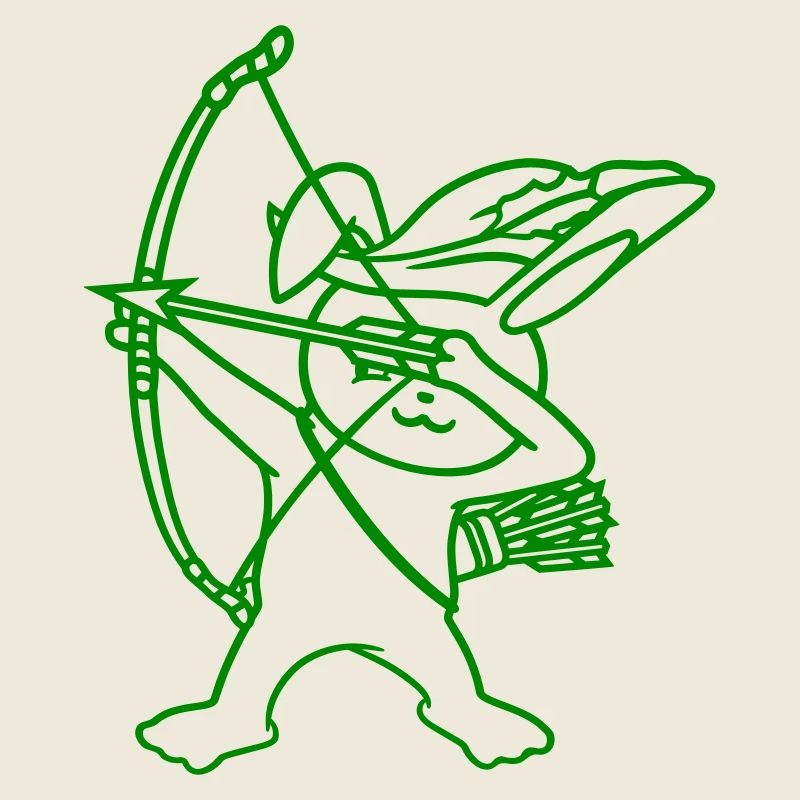 Rabbit Archer Medieval Arrow Bow Shooting