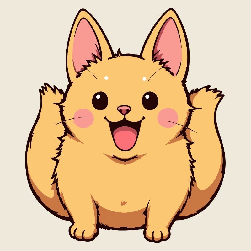 Happy Cat Smiling