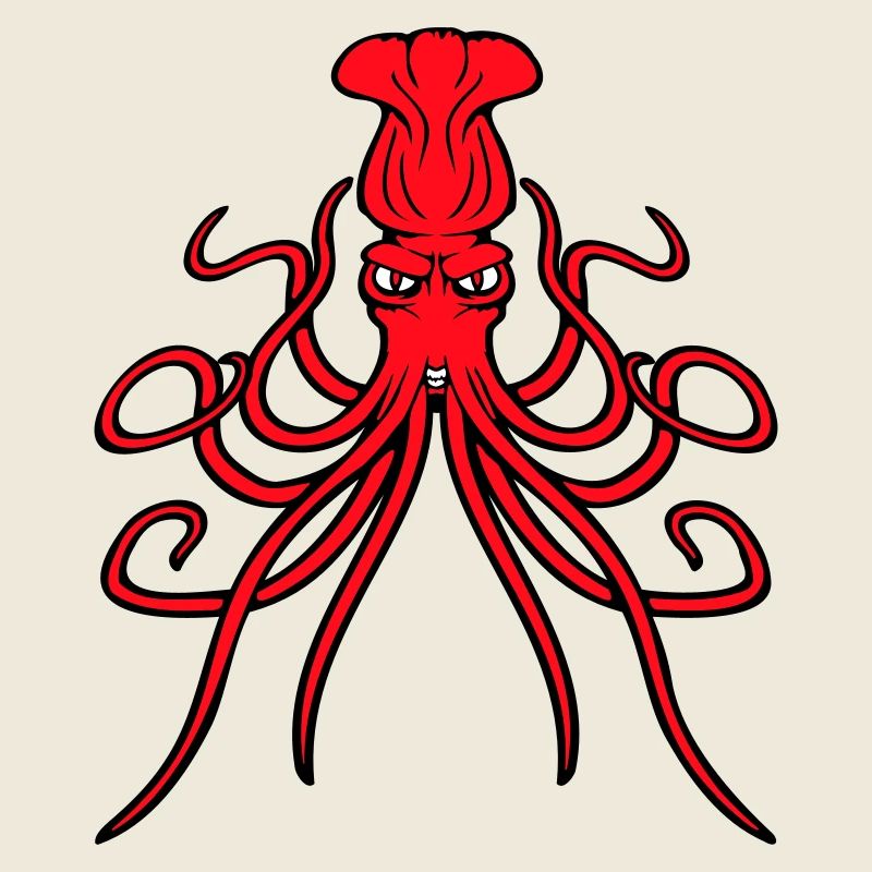 Octopus, octopus, octopus, cephalopod, evil eye