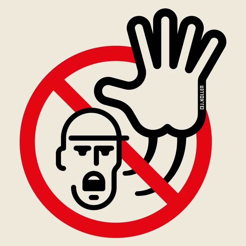 Panneau d’avertissement / avertissement / interdiction (symbole / 2C)