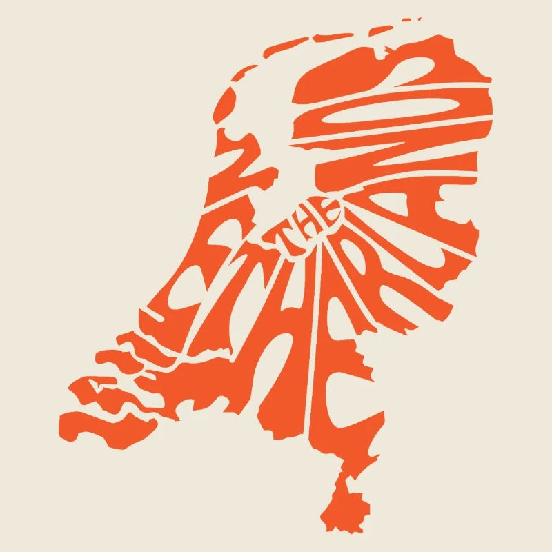 Carte rétro des Pays-Bas