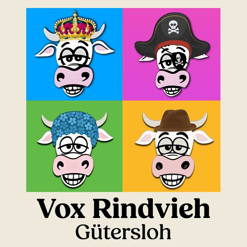 Kuhquartett-VR mit Text