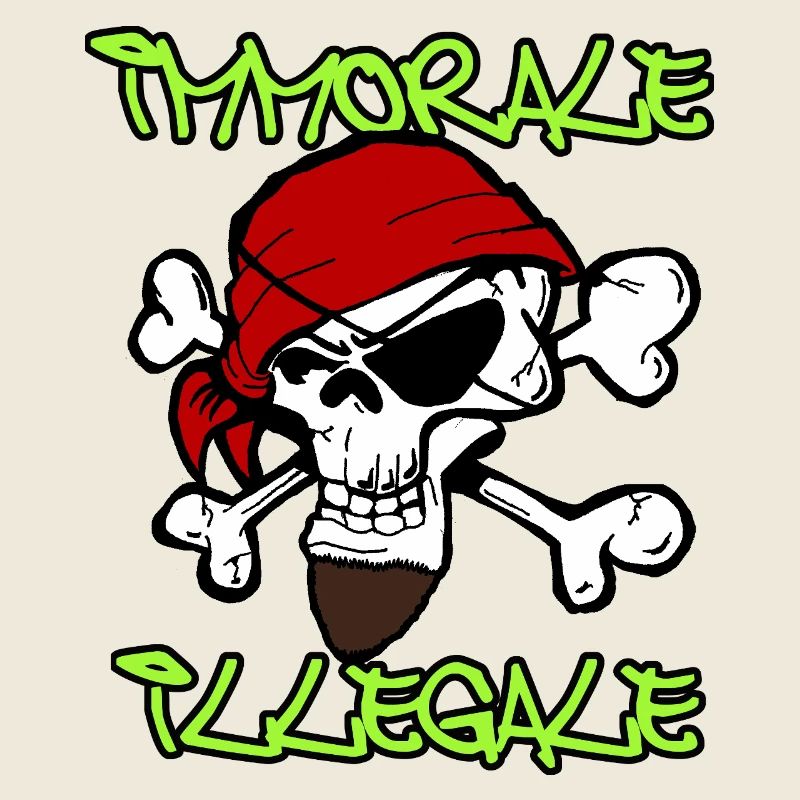 Crâne Pirate TShirt Design