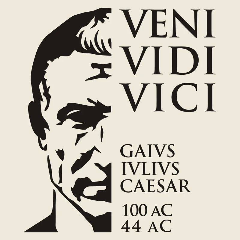 Veni Vidi Vici César Citation Empereur