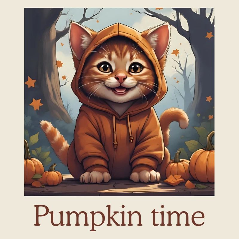 Chat mignon d’Halloween