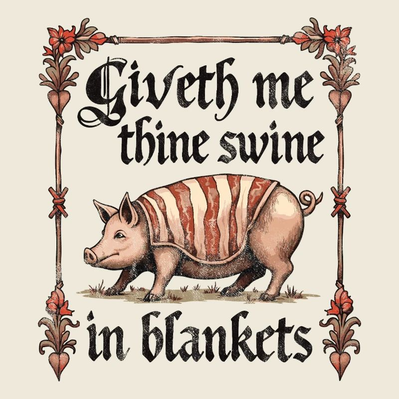 Donne-moi ton porc dans des couvertures