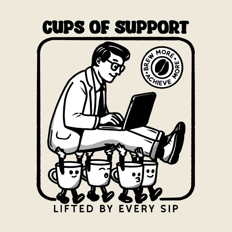 Becher der Unterstützung