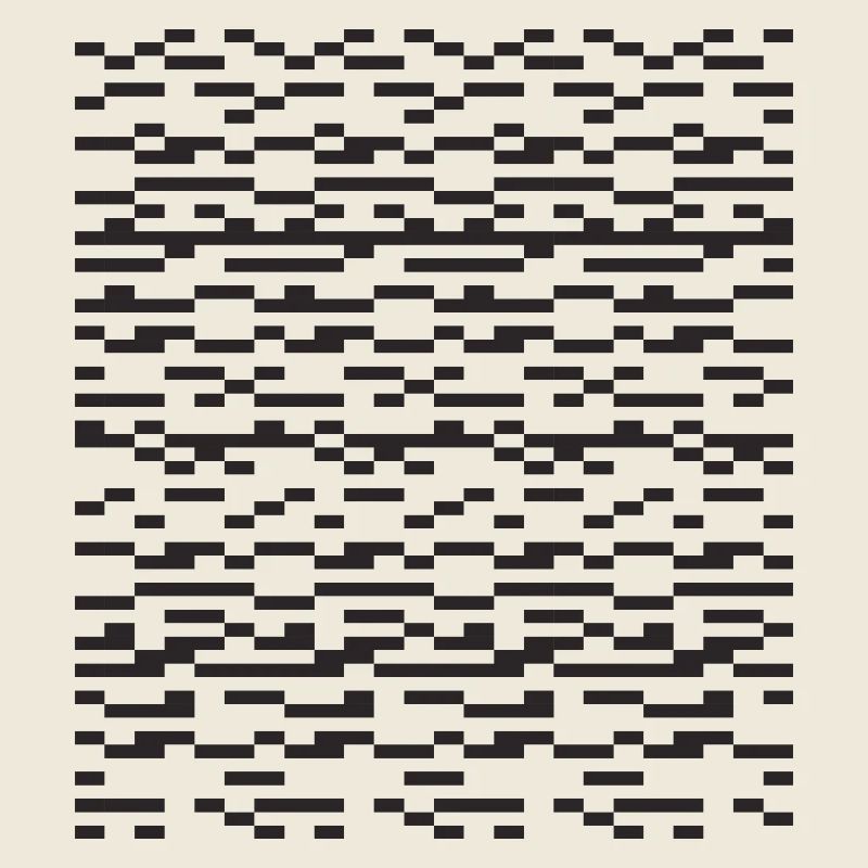 Noir Stripe pixeliges Glitch Grid