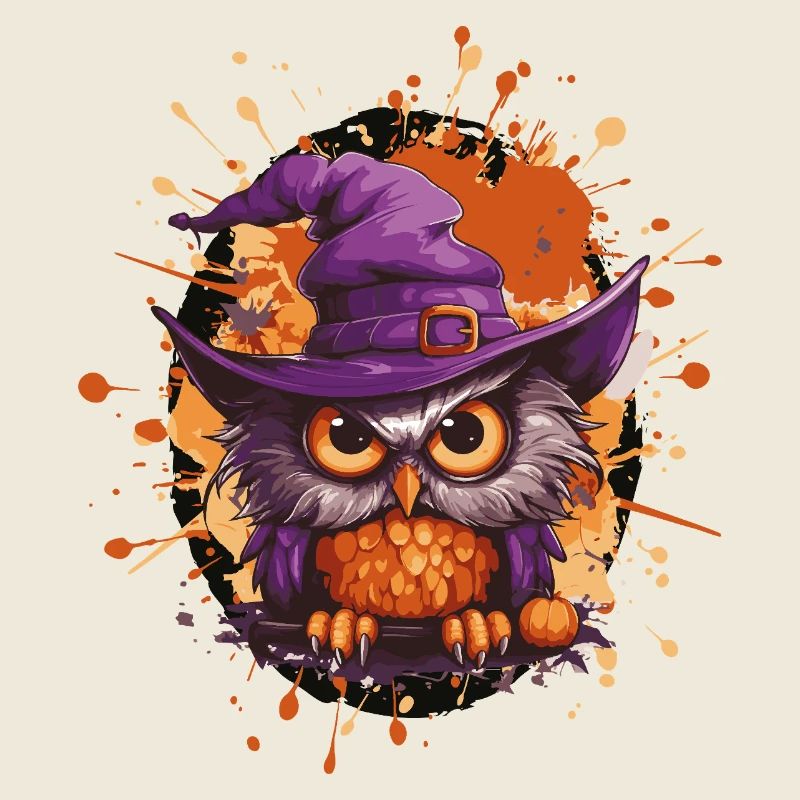 Eulenzauber mit Hexenhut