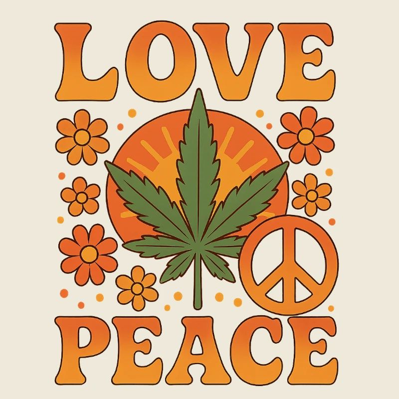 Love Peace Hippie Vibes