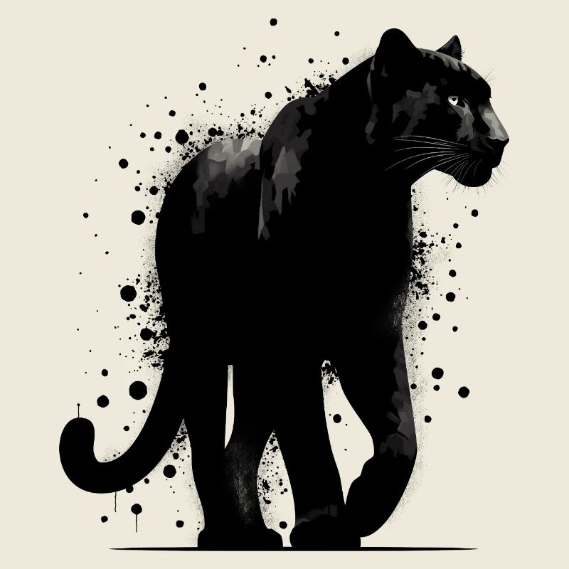 Eleganter Panther
