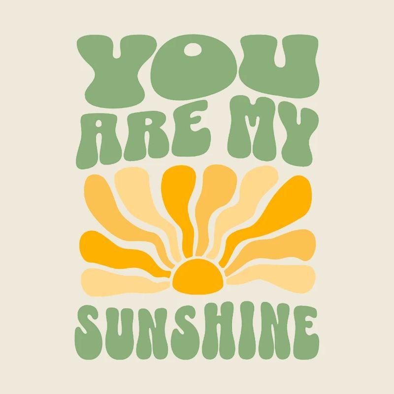 Tu es mon rayon de soleil rétro Éclat de soleil