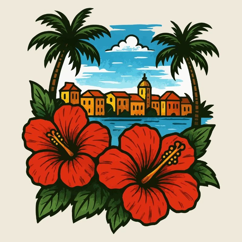 Hibiscus Coastal Paradise Caribbean