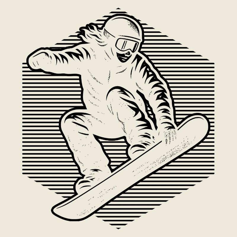 Conception de snowboarder
