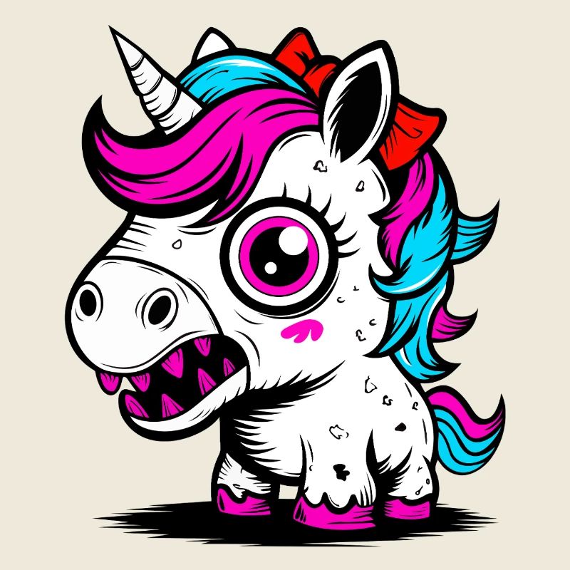 Neon Einhorn