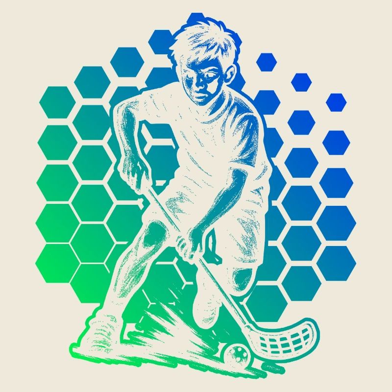 Conception compacte de floorball pour floorball