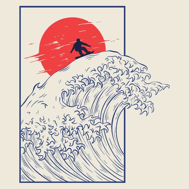 Snowboard, Vintage Japanisch