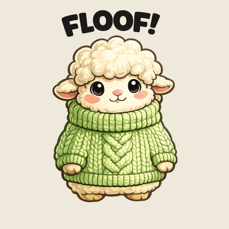 Kuscheliges Schäfchen Pullover Design