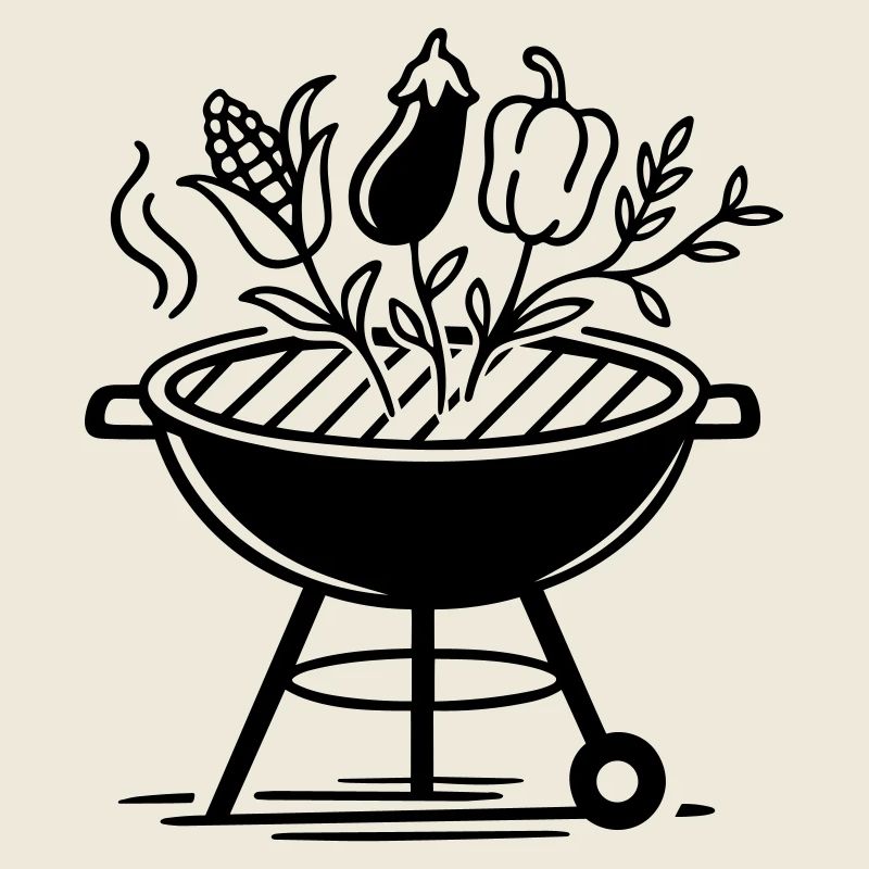 Vegan Grilling with Vegetables & BBQ Style