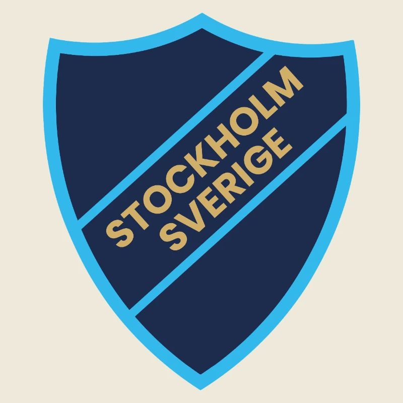 Graphique du Stockholm Shield en tons bleus