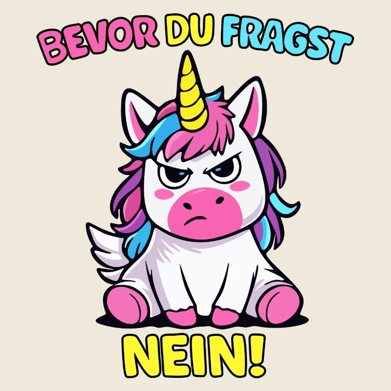 Bevor Du Fragst Nein Einhorn