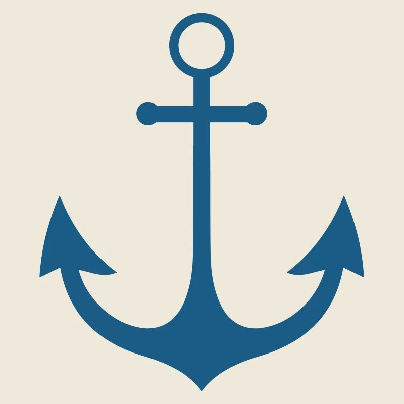 Anker Silhouette Nautisch