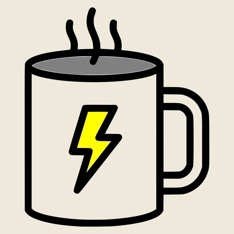 Starker Kaffee Tasse Strom