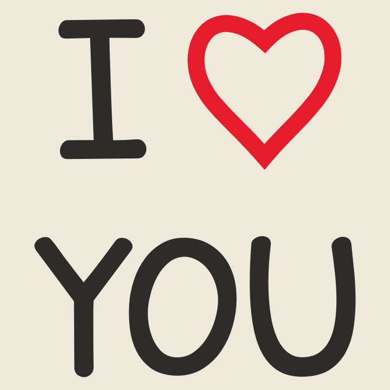 I ❤️ You – Doux Love Text Design