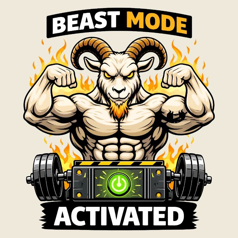 Focus Mode Activated Goat