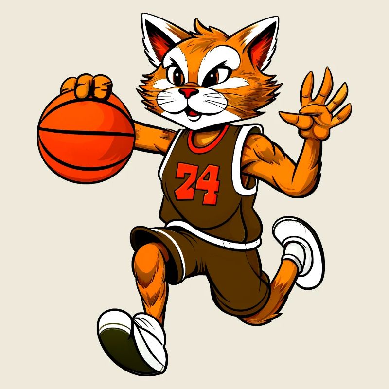 Basketballer Katze