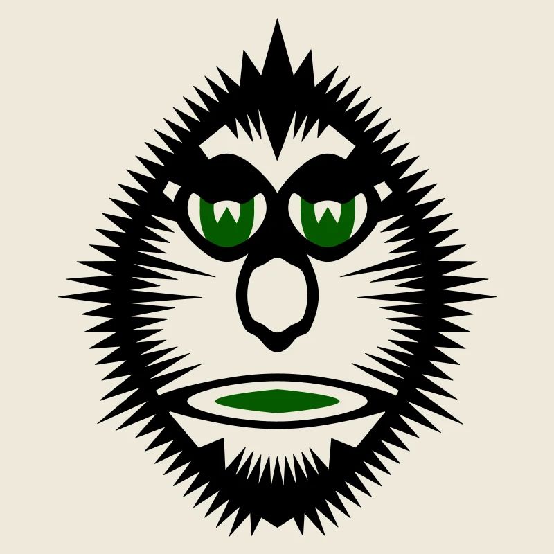Illustration de visage de chat Visage de chat