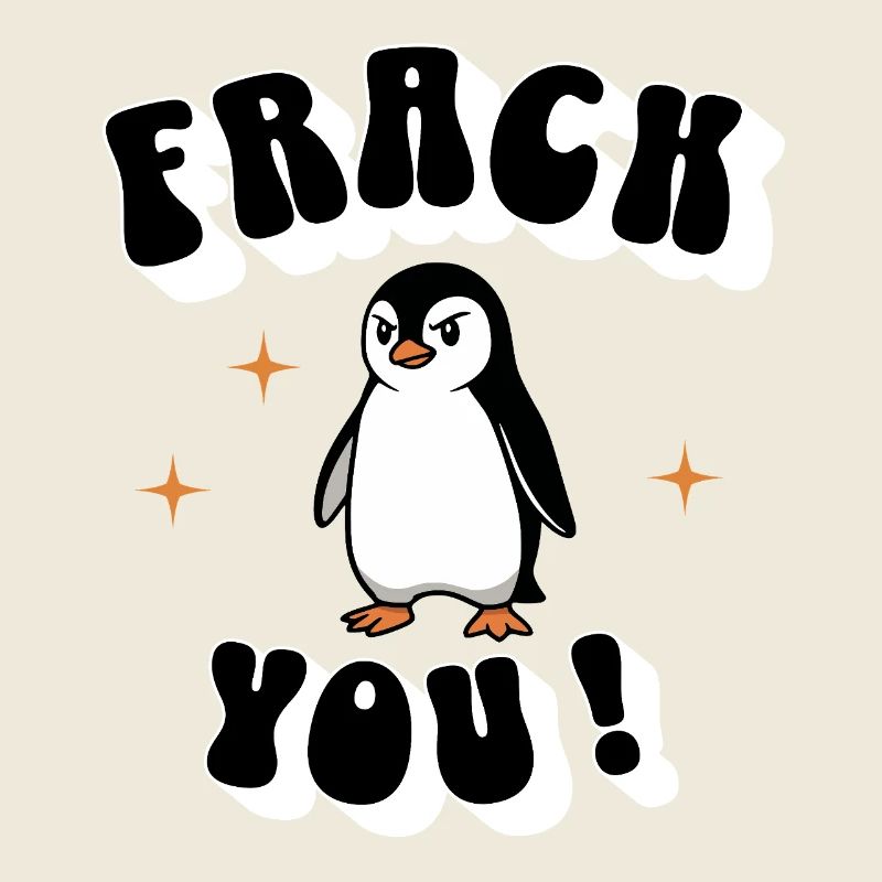 „Frack you“ – Der freche Pinguin