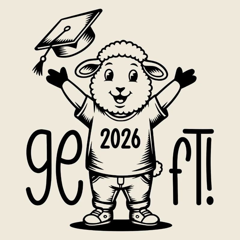 C’est fait ! Remise des diplômes Sheep Doctoral Hat Joy 2026