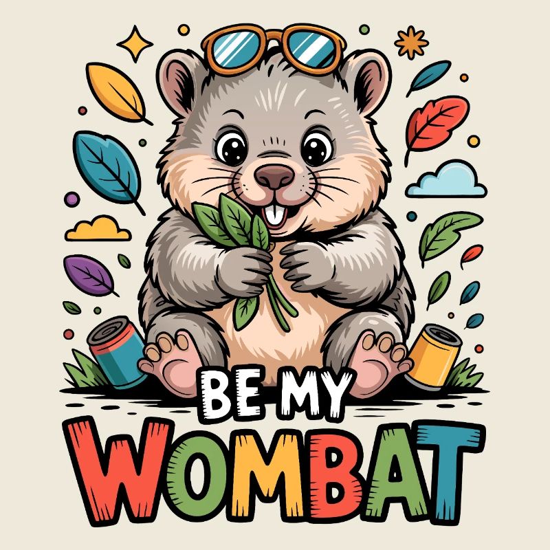 Be My Wombat: Cute Design