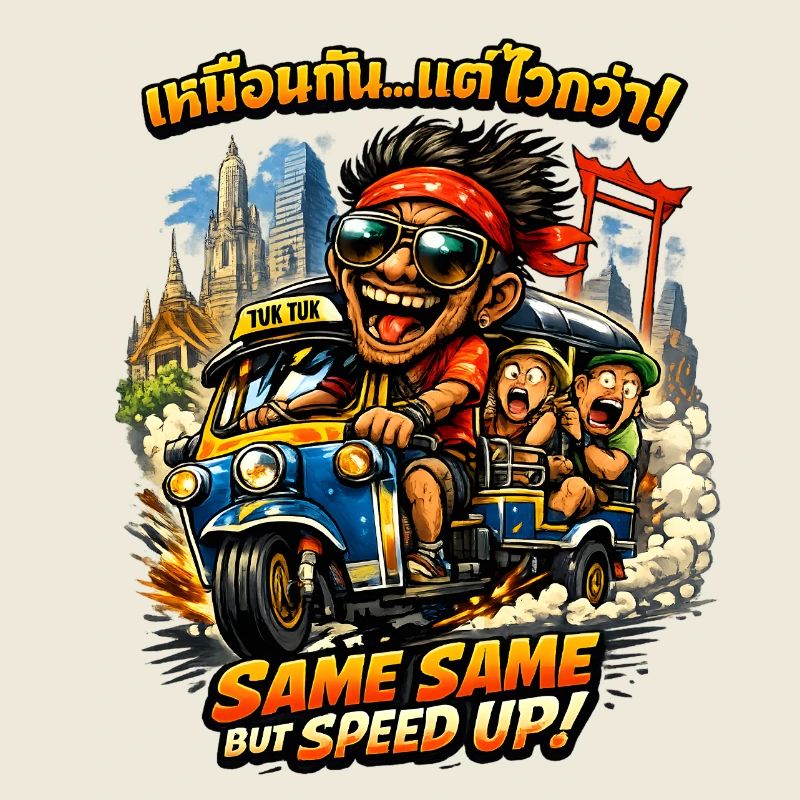Tuk Tuk Thailand – Same Same But Speed Up