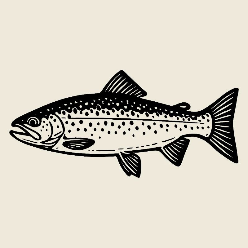 Target Fish Trout - Fish - Angler Gift