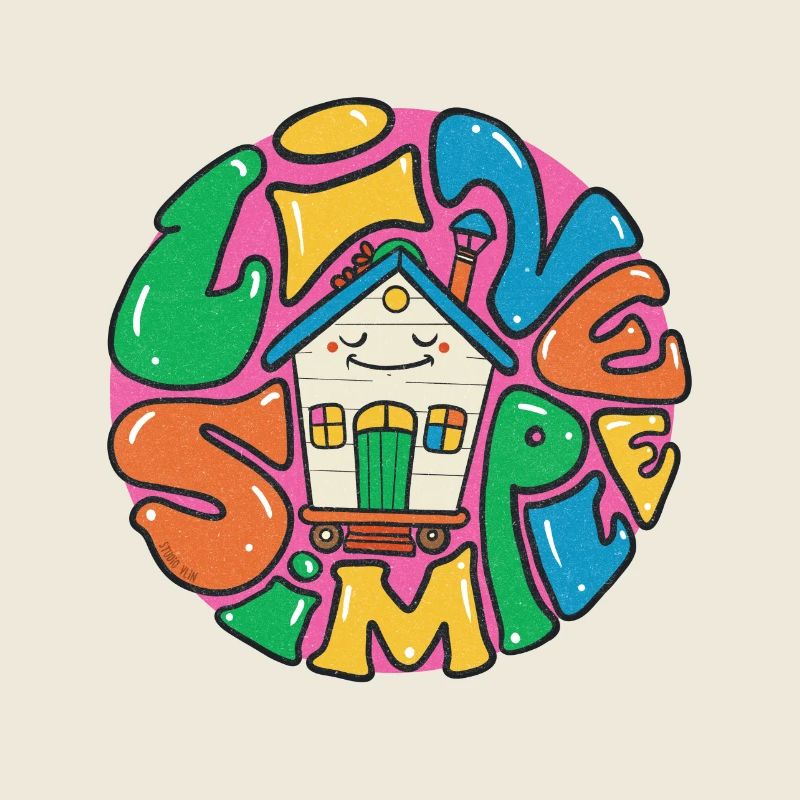 Lebe ein einfaches Tiny House