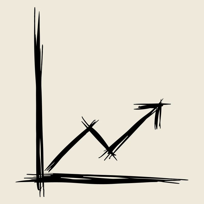 Tableau de réussite, dessin à la main/doodle.