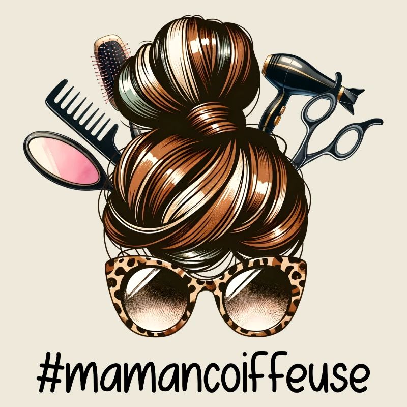 Chignon Mère Coiffeuse Super Maman Coiffeuse