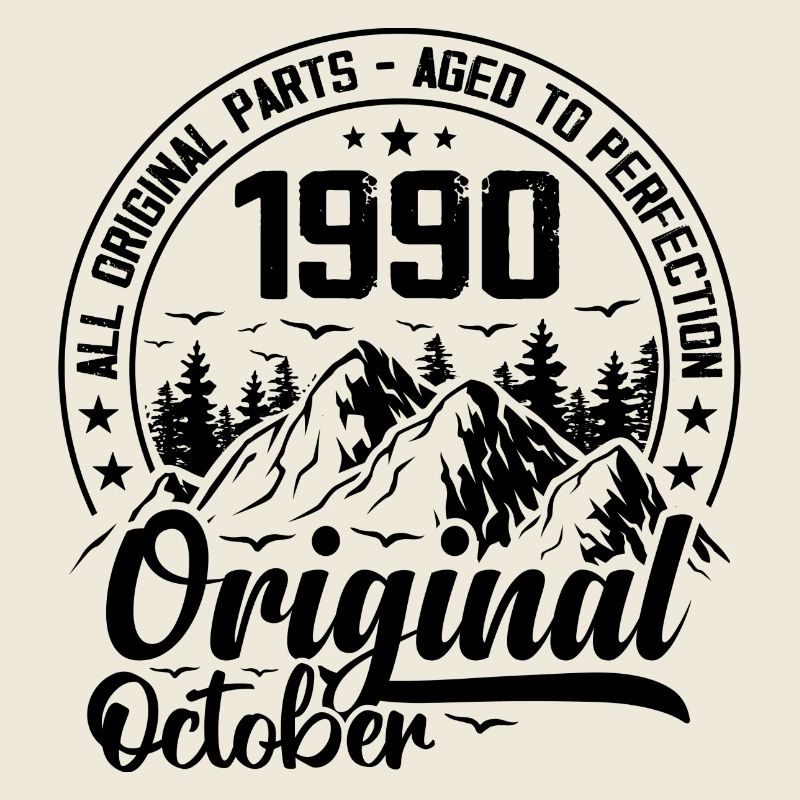 1990 October Original: 34 Years Anniversary Gift