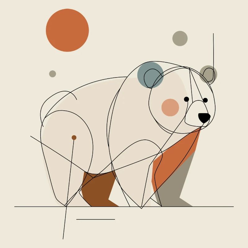 Geometrischer Bär