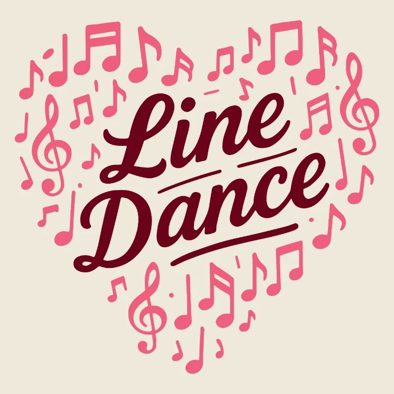 Linedance - Tanz mit Herz - Musik Geschenk