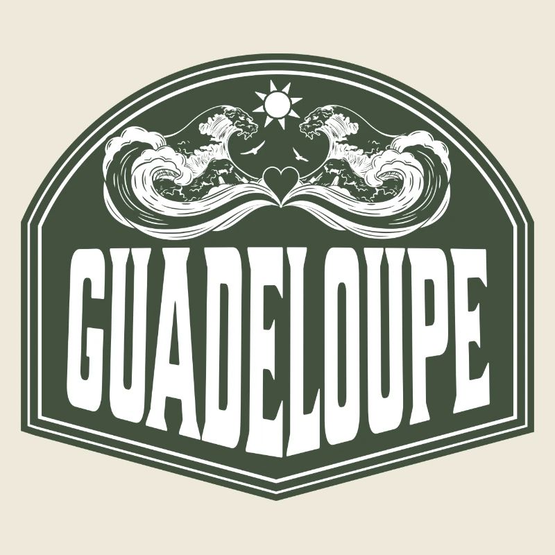 Guadeloupe Océan Caraïbes Vagues