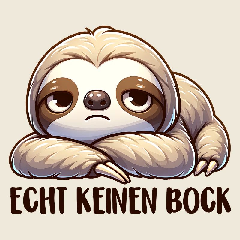 Faultier hat echt keinen Bock will seine Ruhe