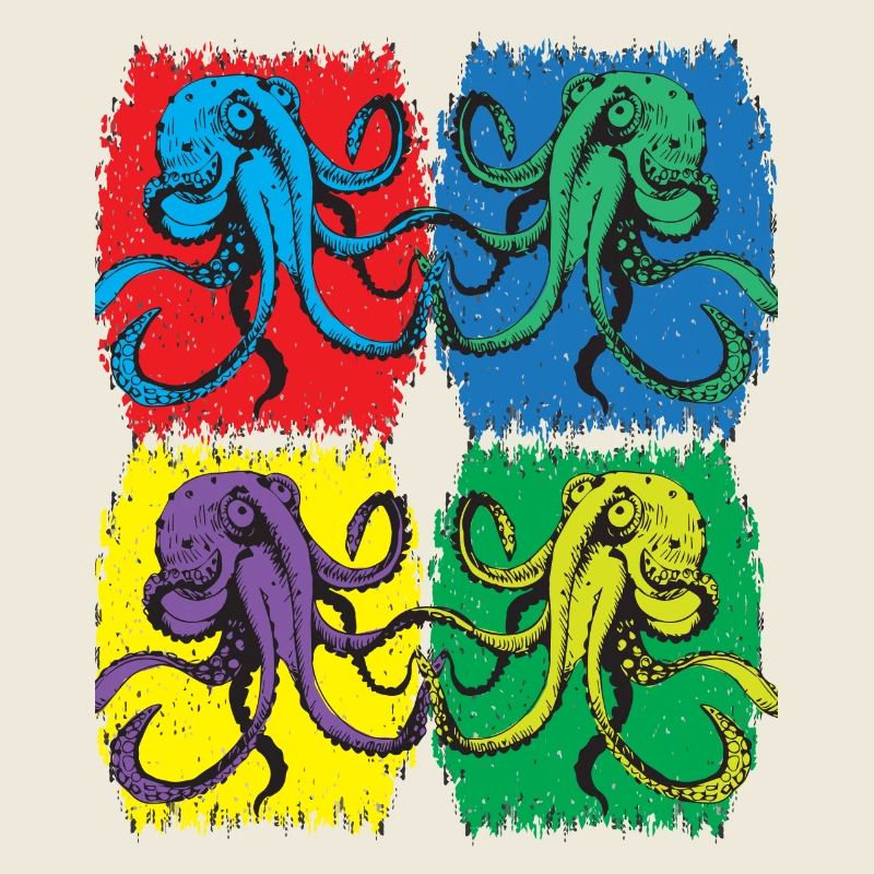 Octopus Pop Art